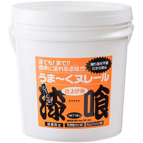 *練る手間がなくワンタッチで塗れます。*シックハウス対応の健康に優しい壁材です。*ビニールクロスや古壁に直接塗れます。*室内のホルムアルデヒドを吸収し、再放出させません。 *色:白*容量(kg):18