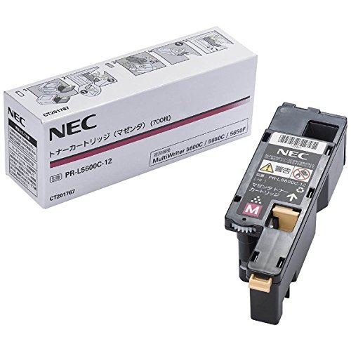 マゼンタ 標準 タイプ:純正 色:マゼンダ 対応メーカー:NEC