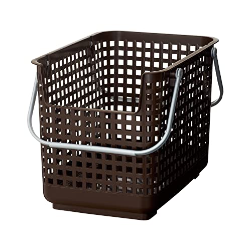 02)ブラウン 08)サポートバスケット サイズ:約W340*D465*H332mm 本体重量:約900g 素材:ポリプロピレン 生産国:日本 ハンドル2本の耐荷重:最大5kgまで 積み重ねて使用出来