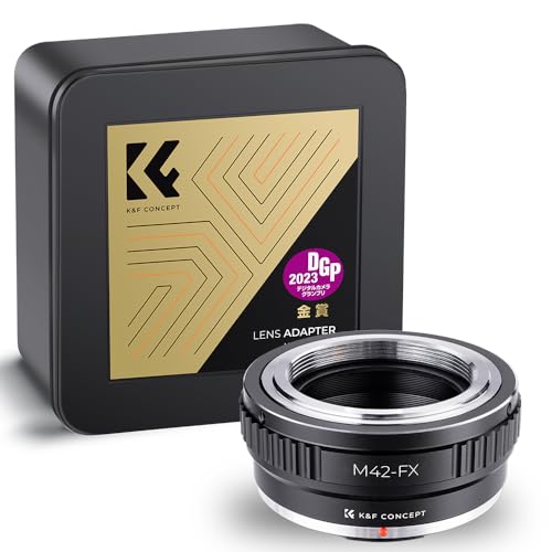 K & F Concept マウントアダプター M42マウントレンズ-FUJIFILM FX X-Pro1 マウントカメラ装着用レンズアダプターリング レンズマウントア