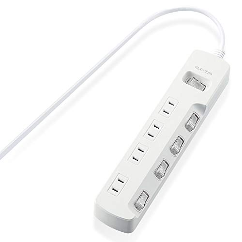 待機電力をまとめて節約できる一括スイッチと、接続機器ごとにON/OFFでき、個別に節約できる個別スイッチが付いた省エネタップです。 待機電力をまとめて節約できる一括スイッチと、接続機器ごとにON/OF