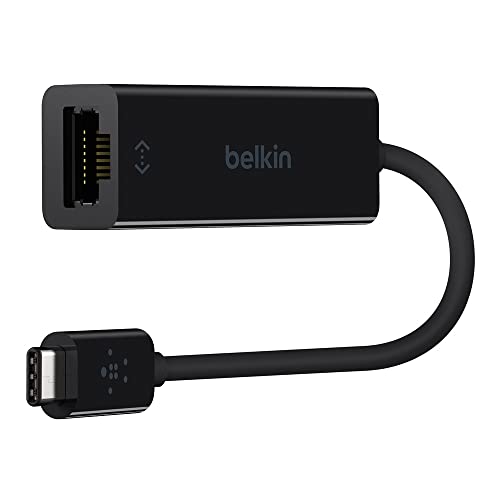 Belkin USB-C to Gigabit Ethernet 変換アダプター 有線LAN iPad Pro/MacBook Pro/Air Surface/Chromebook対応 F2CU040BTBLK