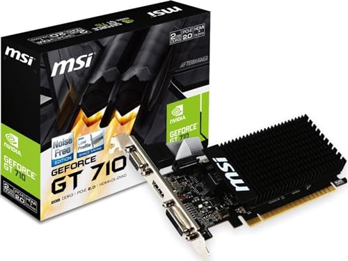 Ge Force GT710 2048MB 64Bit GDDR3 D-Dsub X 1 DVI-D*1 HDMI X 1 ベースコアクロック:954MHz メモリークロック1600MHz 消費電力 