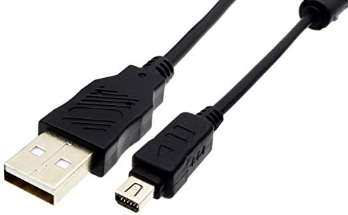 OLYMPUS (オリンパス) USBケーブル デジタルカメラ用 CB-USB8 互換 ミニ12ピン平型 パソコン接続用 オーディオファン 1本