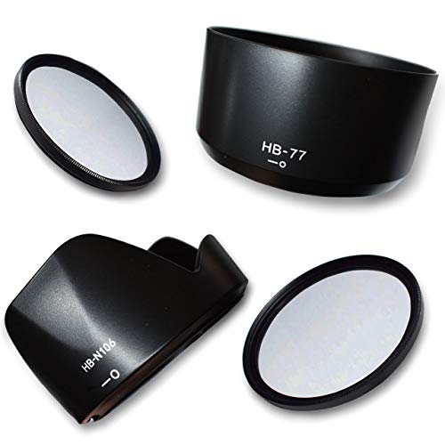 *セット品：？Nikon HB-N106 互換品 ？Nikon HB-77 互換品 ？レンズ保護フィルター 55mm ？レンズ保護フィルター 58mm *対応製品：D3400 , D3500 , D5
