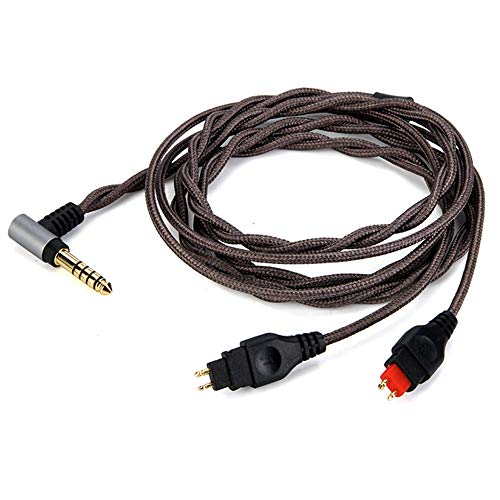 4.4mm プラグには24K金メッキ加工を施しているため音質の劣化を防ぎます。純音信号の高速伝送を確保し、高音質を提供できます。 銀メッキを施した純度99.9999%以上の単結晶銅導体（ツイストペア型
