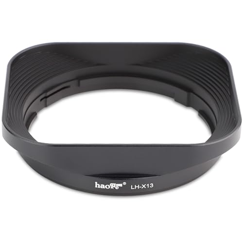 LH-X13 正方形メタルレンズフードは、富士フイルム XF 14mm F2.8 R と XF 18-55mm F2.8-4.0 R LM OISレンズ用に設計されています。 対応レンズ: 富士フイル