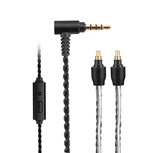 対応機種:Sennheiser ゼンハイザーIE40 Pro ケーブル:単結晶銅 高純度99.9999% 銀メッキ プラグ:3.5mm L型プラグ 金メッキ / イヤフォン側プラグ:金メッキピン ケー