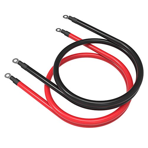 0.5m バッテリーケーブルキットは、非常に柔軟なパワーフレックスケーブルで製造されています。 2 AWG（35mm2）アップグレードワイヤー。高アンペア数のアプリケーション向けの100％細撚りPUR