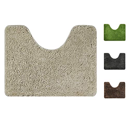 ベージュ 45*60cm 【商品仕様】3層構造：表面/ポリエステル100％、中材/厚い不織布、裏面/ＰＶＣ滑り止めデザイン；毛足の長さは約15mmです。4カラー、3サイズからお好みのトイレマットをお選