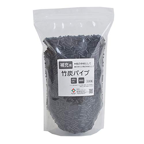 ブラック 500g(柔らかめ) 日本製の枕中材（充填素材）500g 原産国:日本 素材:ポリエチレン100% 水洗いができます。