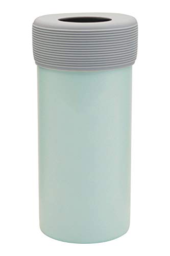 ミント 500 ml 商品サイズ（フタ装着時）：約φ8.1*h17.1cm／（ホルダー本体のみ）：約φ7.5*h16.9cm 容量：約600ml（満水） 本体重量約225g 材質：（本体）18-8ステ