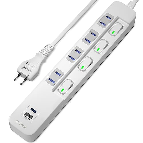 ホワイト 3m 「2種類のUSBポート」Androidと相性抜群のUSB-A(QC3.0対応)、i Phoneと相性抜群のType-C(USB-PD20W対応)の2種類のポート搭載。 最速かつ安全に、