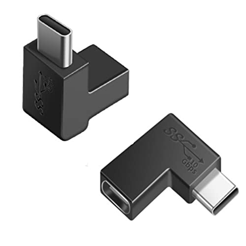 fine-R USB TypeC 変換 アダプター Ver.2 左右 *1 上下 *1 の 2点セット 縦横 L字 L型 USB3.1 高速充電 PD充電 データ同期 10Gbps タイプ
