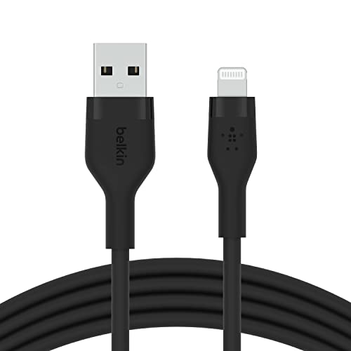 ブラック 【さらなる耐久性】BOOST*CHARGE Flexシリコンケーブルは、日常の磨耗や損傷に耐えられる設計で、高い耐久性を持ち、長く使用できる強度を備えています。 【Belkin史上最も柔らか