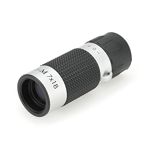 【片手に収まるコンパクトボディ】「CERES-M 7*18」は、ポケットに入るほどコンパクトで軽量な単眼鏡です。 【コンサートやフェス、スポーツ観戦に！】ポケットに入れても気にならない小ささなので、荷