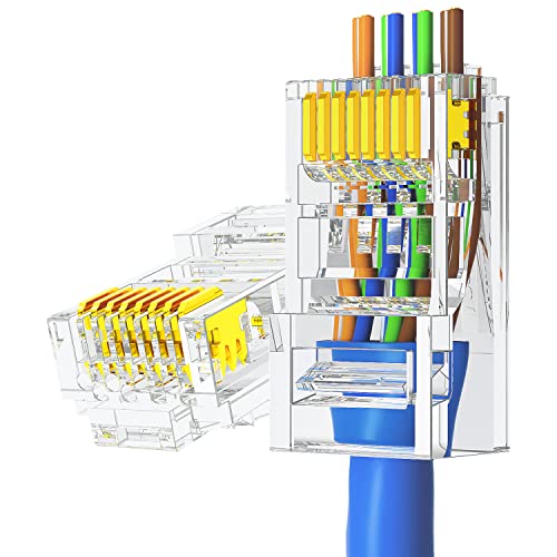 30個入 *ご覧いただくのはAMPCOMのカテゴリ6、貫通式、非シールドの RJ45プラグです。単線、撚り線に適応できます。CAT6、CAT5eのケーブル、24AWG*28AWGのワイヤに対応します。