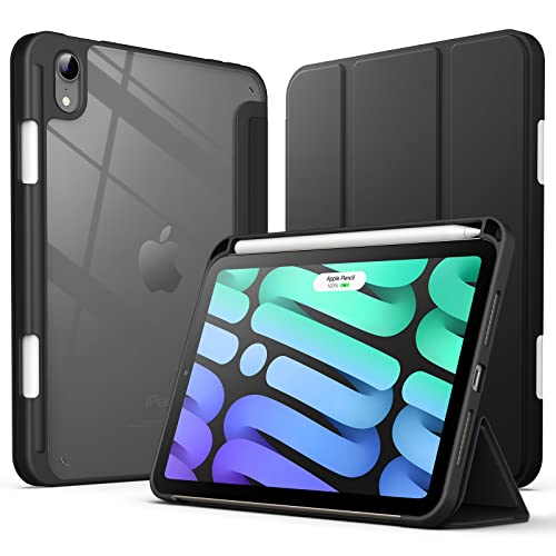 ブラック [互換性] i Pad mini6 (8.3インチ、2021モデル、第6世代) 保護ケース 用の特別デザインです。対応モデル：A2567 A2568 A2569。おデバイスの裏面にあるモデル