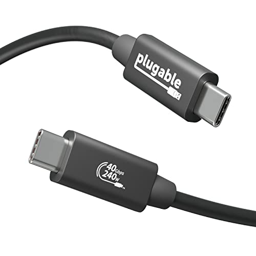 USB-IF 認証 - この 1m の USB-C ケーブルは USB-IF 認証を受けています。240W（48V5A）の PD 充電、40Gbps データ転送速度、2 台までの 4K モニターまたは