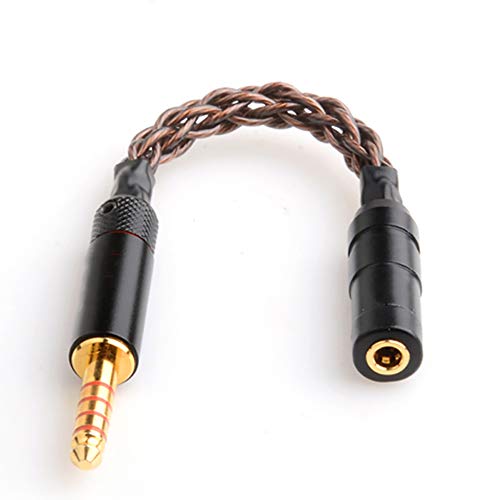 4.4mm（オス）→ 2.5mm（メス） 【 美しい外観と高い性能の両立 】1芯あたり52本の8芯構成にすることで、伝送ロスを抑えケーブル本来の能力を発揮します。 【 8芯単結晶銅を採用 】ケーブルの