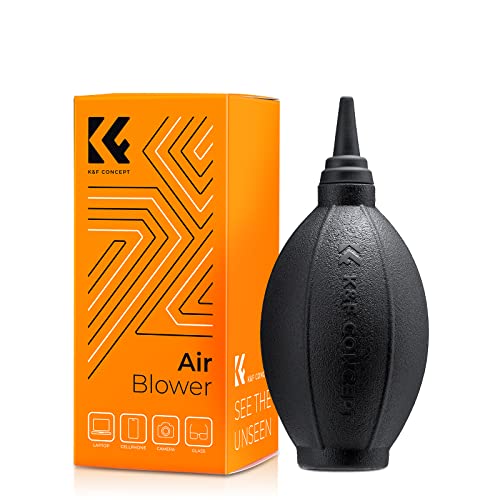 K & F Concept カメラ用ブロアー エアダスター 握りやすい クリーニング用品 シリコン製 大容量 自立 カメラクリーニング用品 メンテナンス
