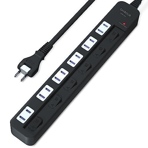 ブラック 1m 「無灯スイッチで節電」省エネをとことん追求した光らない個別スイッチを採用。使用中も光らないから寝室にも最適。使わない箇所だけ簡単OFFで、待機電力がカットでき、節電効果があります。コン