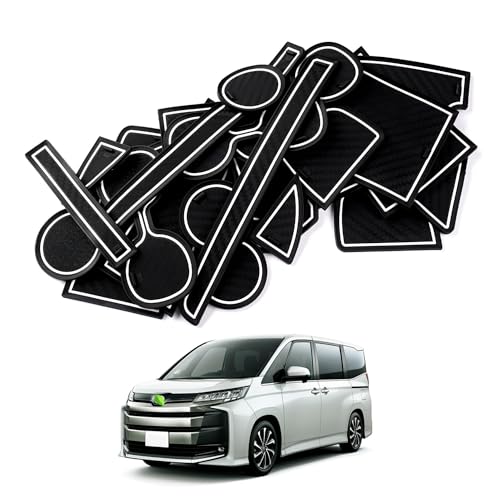 ホワイト(緑蓄光) 1.【適合車種】：トヨタ 新型 ヴォクシー/ノア 90系に適合。グレード：S-Z , Z (7人乗り)に適用 2列目折りたたみ式大型サイドテーブル車用。 年式：2022年1月-現行