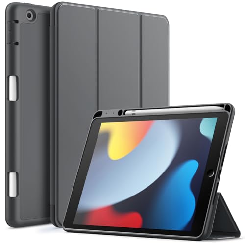 ダークグレー [互換性] i Pad 10.2インチ ケース (2021/2020/2019モデル、第9/8/7世代用) 用の特別デザインです。対応モデル：A2602/A2603/A2604/A260