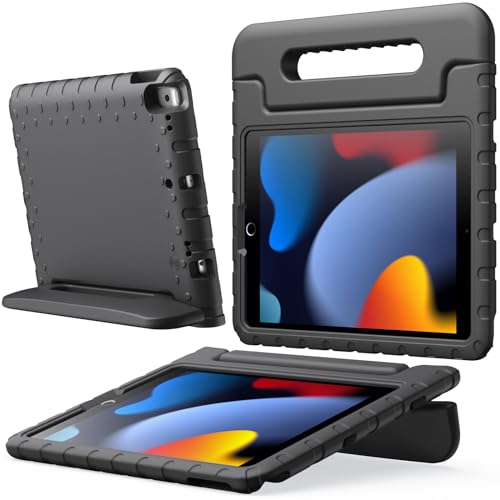 ブラック [幅広い互換性] i Pad 10.2(第9/8/7世代、2021/2020/2019)、i Pad Air 3 10.5(第3世代、2019)、i Pad Pro 10.5 2017用ケー