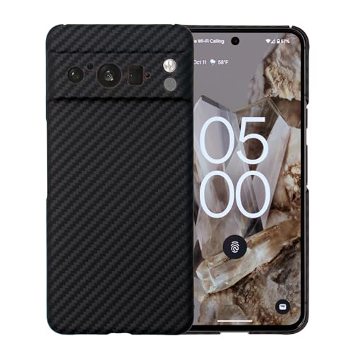 ブラック Pixel 8 Pro専用 【プレミアム素材】このケースはアラミド繊維で作られており、耐摩耗性、耐久性に優れた性能があります。 【対応機種】Pixel 8 Pro ボタン部分は開口でボタンを