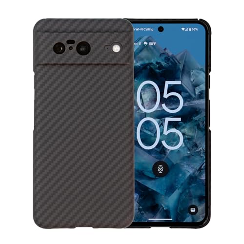 ブラック Pixel 8専用 【プレミアム素材】このケースはアラミド繊維で作られており、耐摩耗性、耐久性に優れた性能があります。 【対応機種】Pixel 8 ボタン部分は開口でボタンを押す際の干渉あり