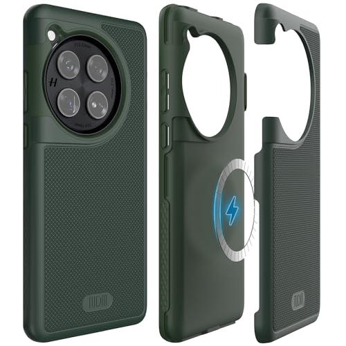 パイングリーン magsafe対応 【互換性】One Plus 12 ケース One Plus 12 (2024) のみに対応 【落下テスト済み】認定された軍用グレードと Tough Rhino テク