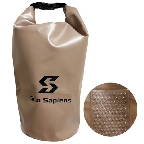 茶色 10L ソロサピエンスのザブル [Zablu] は、持ち運び式の洗濯バッグです。旅行先での洗濯に大活躍！折りたためて、軽量コンパクト。旅行、出張、アウトドア、部活、防災など様々なシーンで活用でき