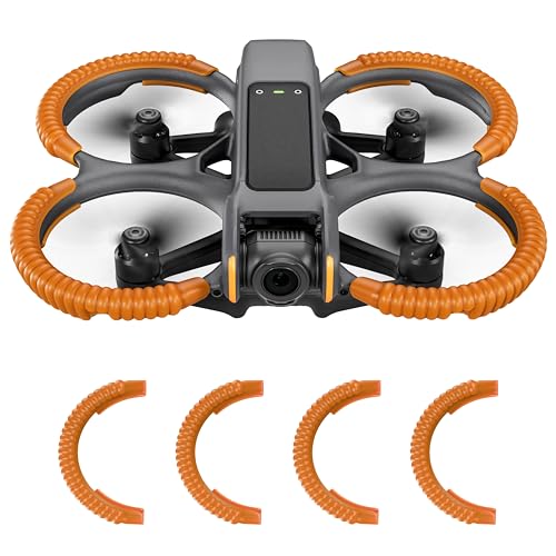 オレンジ 適用機種：DJI向けAVATA 2プロペラプロテクター専用に設計された、完璧なフィット感と堅牢なデザインのために精密に成形されており、AVATA 2プロペラプロテクターにクッション性と保護性