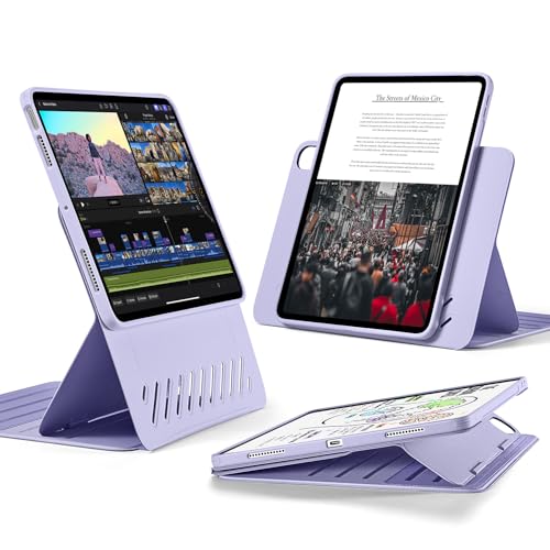 バイオレット 【互換性】：i Pad Air 11インチ M2（2024 第6世代）、i Pad Air 第5/4世代（2022/2020）専用です。モデル：A2902、A2903、A2316、A23