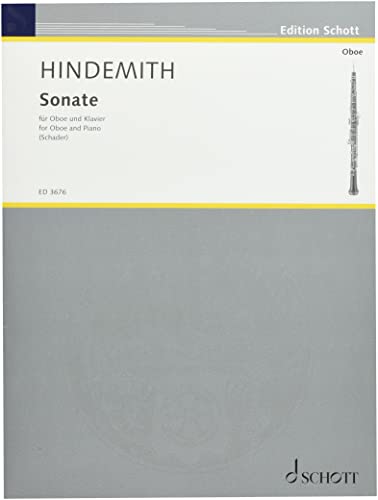 ヒンデミット: ソナタ (オーボエ、ピアノ) ショット出版