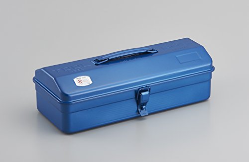 TOYO スチール製 山型工具箱（ツールボックス） Y-350 (青)