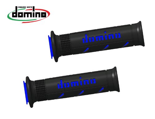 domino(ドミノ) ハンドルバーグリップ ストリートタイプ 126mm サーモプラスチックゴム ブラックXブルー A25041C4840