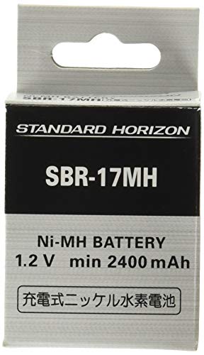 バーテックススタンダード 八重洲無線(Yaesumusen) SR70/SR100用 ニッケル水素電池 SBR-17MH ブラック 2*5.8*4.4cm