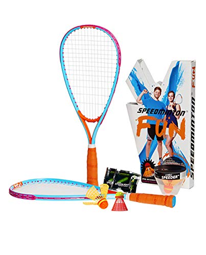 スピードミントンファン バドミントンセット ラケット2本＆シャトルセット Speedminton Fun Badminton Set [並行輸入品]