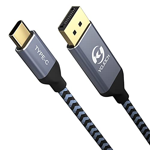 USB C Displayport 変換ケーブル USB-C to DP ケーブル 180cm Type C to ディスプレイポートDP 変換 Thunderbolt3 互換 最大解像度3840x2