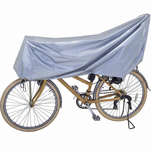 アストロ 自転車カバー ハーフサイズ 幼児座席対応 シルバー 雨よけ 紫外線カット 自転車保護 113-56