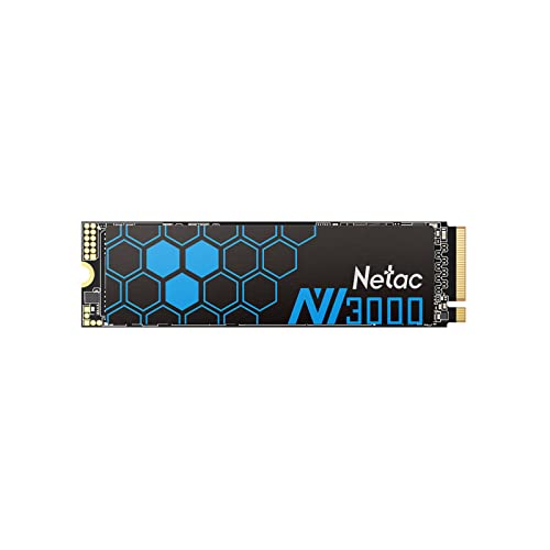 Netac M.2 SSD 2TB PCIe Gen3.0x4 NVME1.4 放熱シート付き最大3,300MB/秒 （ 3D TLC Nand採用 ） SSD デスクトップ - NV3000 内蔵型SSD