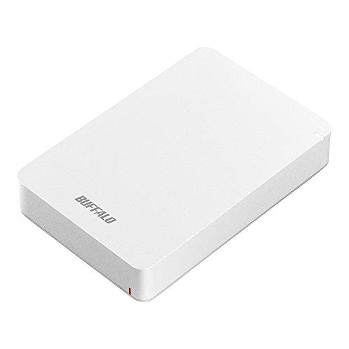 バッファロー BUFFALO USB3.1(Gen.1)対応 耐衝撃ポータブルHDD 5TB ホワイト HD-PGF5.0U3-GWHA