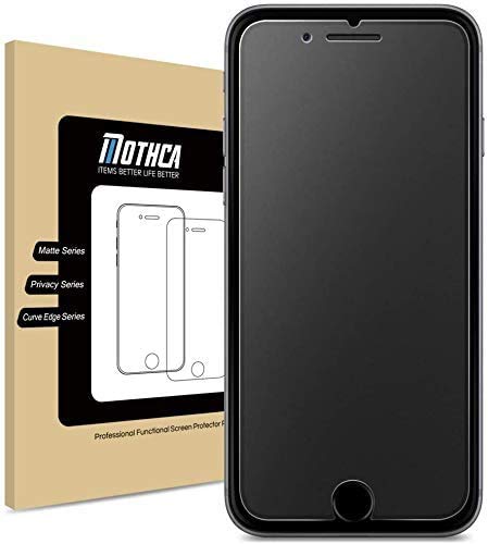 Mothca アンチグレア iPhone SE 第3世代 (2022)/iPhone SE 第2世代 (2020)対応 ガラスフィルム 強化ガラス 液晶 保護フィルム さらさら