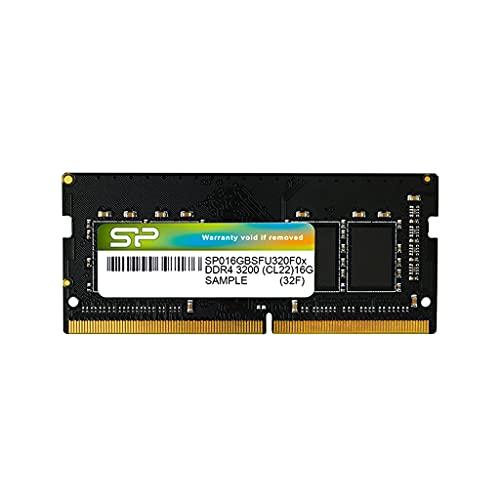 シリコンパワー ノートPC用メモリ DDR4-3200(PC4-25600) 16GB*1枚 260Pin 1.2V CL22 SP016GBSFU320F02