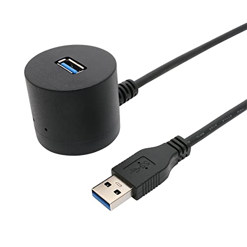 ミヨシ USB3.0対応 USB延長ケーブル 卓上タイプ 上向きのポートを手元に延長 設置可能 通信・充電対応 USB3.2Gen1 転送速度最大5Gbps 1.5