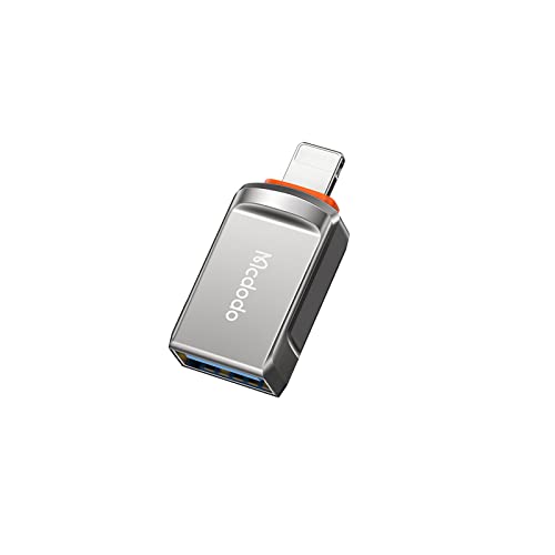 Mcdodo USB-A 3.0 to ライトニング 変換アダプタ OTG機能対応 5.0Gbps 高速データ転送 USB3.0 to ライトニング 即座アクセス 携帯電話/タ