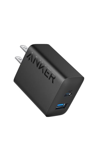 Anker Charger (20W, 2-Port) 【PSE技術基準適合/USB PD対応/20W急速充電器/コンパクトサイズ】 Android スマートフォン iPad その他 各