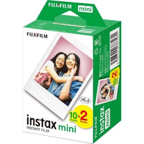 富士フィルム チェキ フィルム instax mini JP2 インスタントカメラ 20枚入*1セット(20枚) カードサイズ チェキ用フィルム SOLOFISレンズ